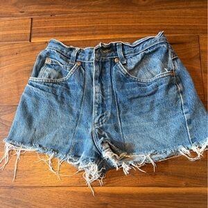 Vintage Blue Denim Shorts